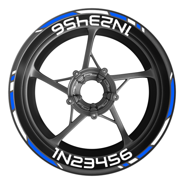 Felgenaufkleber Set - 1N23456